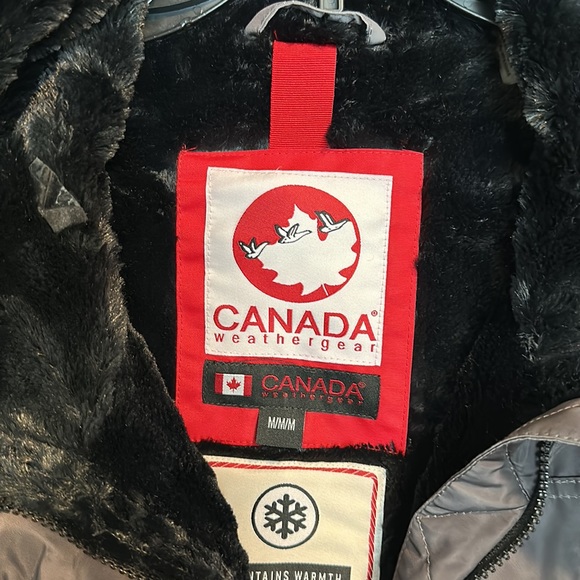 Canada Weather Gear Black Camo Pattern Jacket Waterproof NWT - Picture 2 of 12